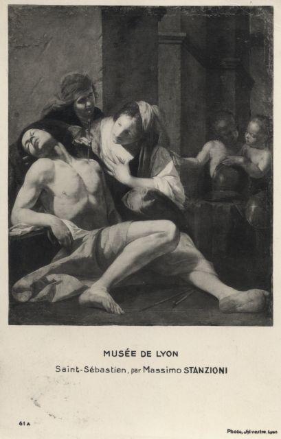 Sylvestre, Jules — Musée de Lyon. Saint Sébastien, par Massimo Stanzioni — insieme
